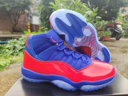 (image for) Air Jordan 11 Red Blue Men's Shoes-35